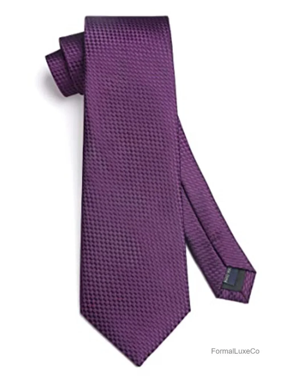 Men's Striped Tie & Pocket Square Set Silk Blend Formal Wedding Accessory